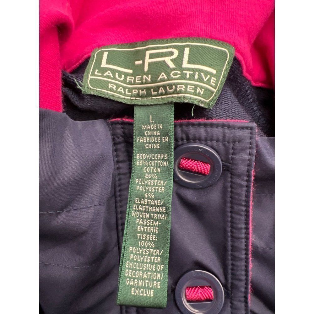 Ralph Lauren Navy High Neck Jacket Size L - Picture 8 of 9